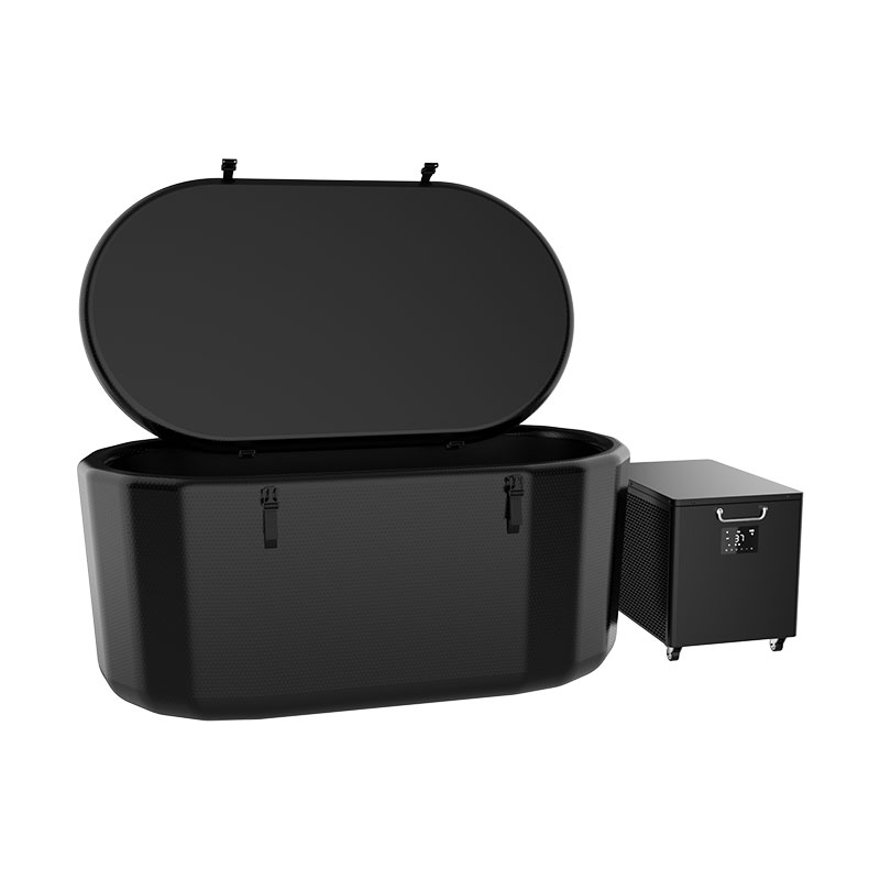 Nafukovateľný bazén v oblasti studeného ponoru kompatibilný s chladičom vody