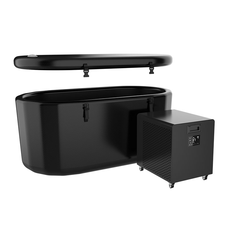 Nafukovateľný bazén v oblasti studeného ponoru kompatibilný s chladičom vody