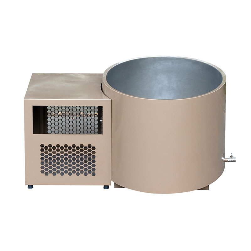 Studená ponorná vaňa z nehrdzavejúcej ocele Champagne Gold Full 304