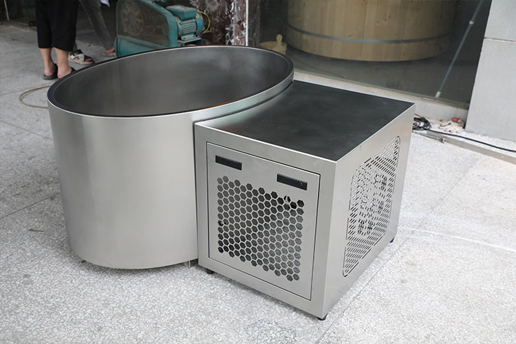 All-Stainless Steel Oval Cold Plunge Tub